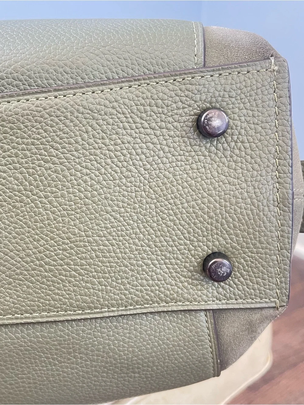 Coach Dalton 31 / Leather + Suede Handbag